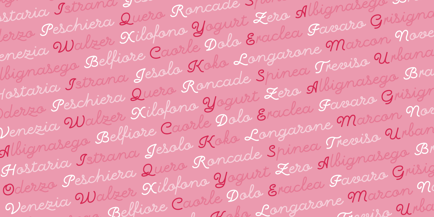 Example font Sapore #10